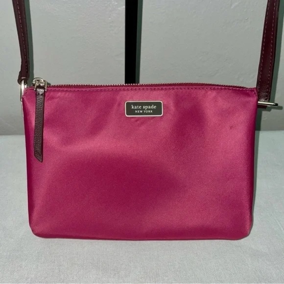 Kate Spade Dawn Triple Gusset Crossbody Bag in Rhubarb Tart Style Code WKRU5909